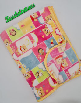 große Kuscheldecke TEDDY pink