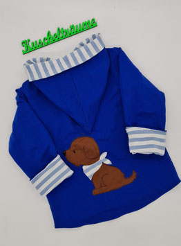 Sweatjacke HUND mit Halstuch 98/104