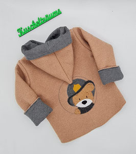 Walklodenjacke TEDDY Feuerwehrmann - Button 98/104