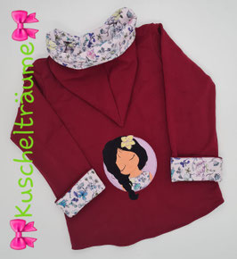 Sweatjacke TRÄUMENDES MÄDCHEN 122/128
