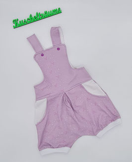 kurze Latzhose LILA 86 /92
