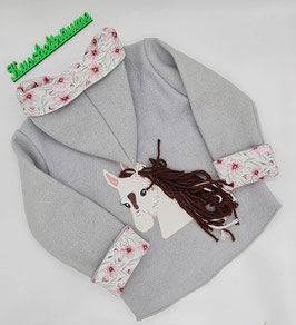 Walklodenjacke PFERD mit Mähne 122/128
