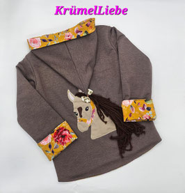 Sweatjacke  PFERD mit Mähne 122/128