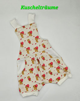 kurze Latzhose TEDDYBÄR 74 / 80
