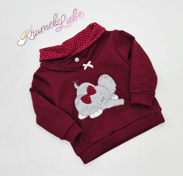 Pullover weinrot ELEFANT