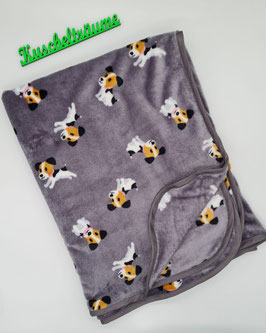 kleine Kuscheldecke HUNDE
