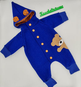 Walklodenoverall TEDDY seitlich vorn 62/68