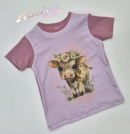 Shirt KUH mit Blumenkranz