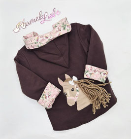 Sweatjacke PFERD mit Mähne 110/116