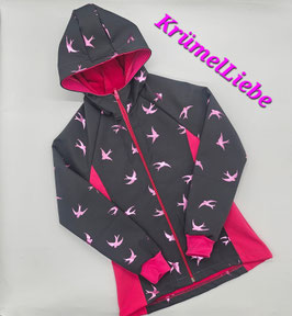 Softshelljacke SCHWALBEN glitzer