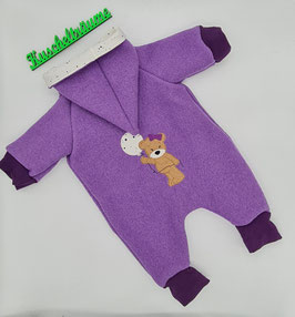 Walklodenoverall TEDDY mit Ballon 62/68