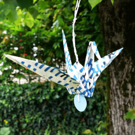 Mobile grue en origami n°5