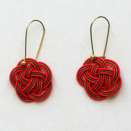 Boucles d'oreilles Mizuhiki n°10