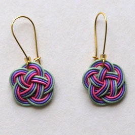 Boucles d'oreilles Mizuhiki n°12