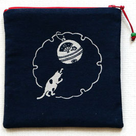Trousse carrée 2 motifs chats n°4