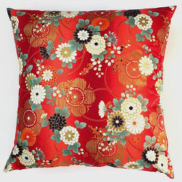 Housse de coussin Kikus fond orange