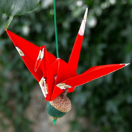 Mobile grue en origami n°3