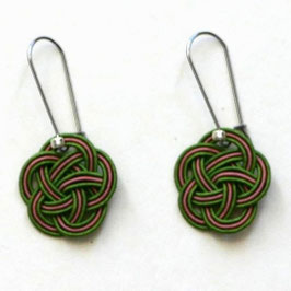 Boucles d'oreilles Mizuhiki n°5
