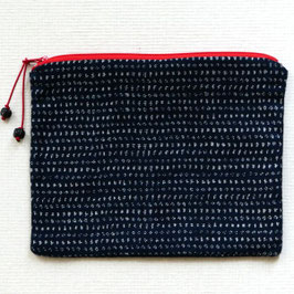 Trousse indigo petits points