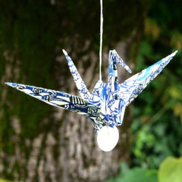 Mobile grue en origami n°6