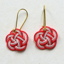 Boucles d'oreilles Mizuhiki n°3