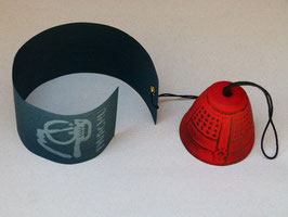Cloches à suspendre, carillons Iwachu rouges