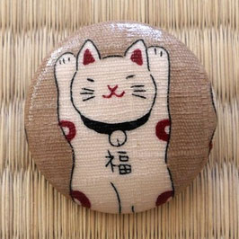 Maneki Neko n°2 coton ciré