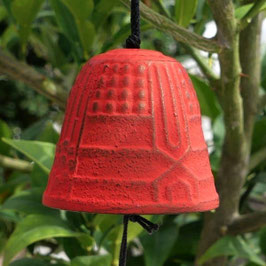 Cloche à suspendre, carillon Iwachu rouge, diamètre de 4,5 cm