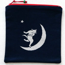 Trousse carrée 2 motifs chats n°8