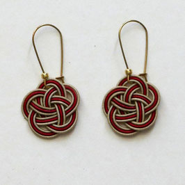 Boucles d'oreilles Mizuhiki n°8