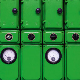 grüne Schalttafel