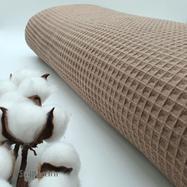 Waffelpiqué Taupe [mengenfeld]