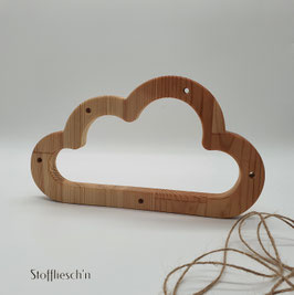 Holz Mobile Rohling Wolke