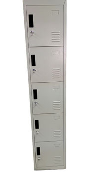 Locker Metalico Desarmable 5 Puertas.