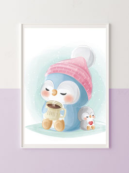 Kinderzimmerbild "Kleiner Pinguin"