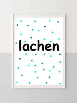 Wandbild "lachen"