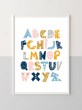 Kinderzimmerbild "ABC"