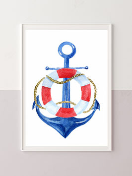 Wandbild "Anker"
