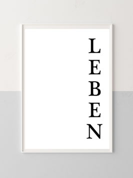 Wandbild "Leben"