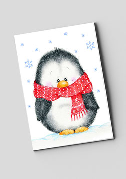 Postkarte "Pinguin"