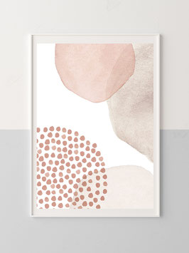 Wandbild "Abstrakt pastell"