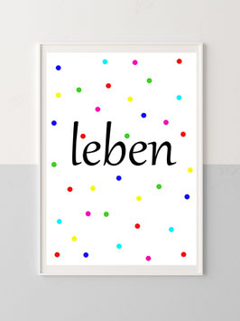 Wandbild "leben"
