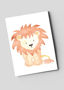 Postkarte "Löwe"