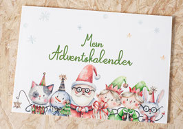 Adventskalender zum Ausmalen