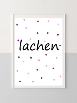 Wandbild "lachen"