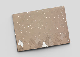Weihnachtskarte "Berglandschaft"
