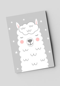 Postkarte "Lama"