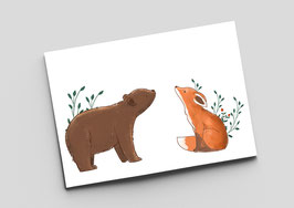 Postkarte "Starke Typen"