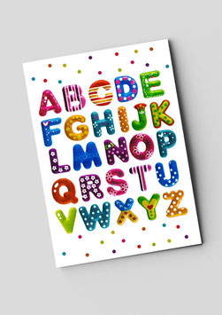 Postkarte "ABC"