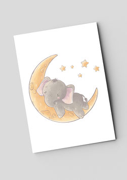Postkarte "Kleiner Elefant"